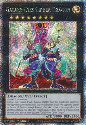 Galaxy-Eyes Cipher Dragon (MP24-EN044) - 25th Anniversary Tin: Dueling Mirrors 1st Edition
