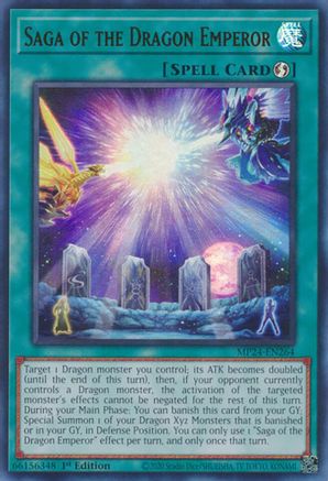 Saga of the Dragon Emperor (MP24-EN264) - 25th Anniversary Tin: Dueling Mirrors 1st Edition