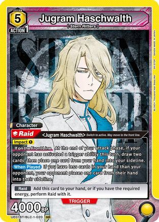 Jugram Haschwalth (020) (UE01BT/BLC-1-020) - BLEACH ThousandYear Blood War Foil