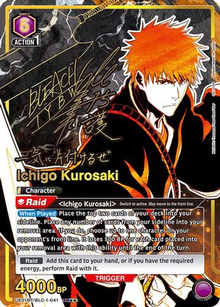 Ichigo Kurosaki (041) (SR**) (UE01BT/BLC-1-041) - BLEACH ThousandYear Blood War Foil