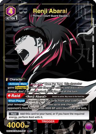 Renji Abarai (047) (SR*) (UE01BT/BLC-1-047) - BLEACH ThousandYear Blood War Foil