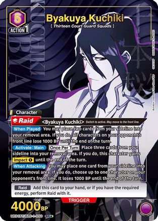 Byakuya Kuchiki (050) (SR*) (UE01BT/BLC-1-050) - BLEACH ThousandYear Blood War Foil