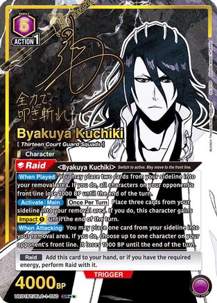 Byakuya Kuchiki (050) (SR**) (UE01BT/BLC-1-050) - BLEACH ThousandYear Blood War Foil