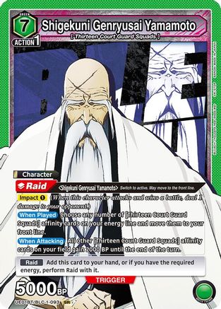 Shigekuni Genryusai Yamamoto (093) (UE01BT/BLC-1-093) - BLEACH ThousandYear Blood War Foil