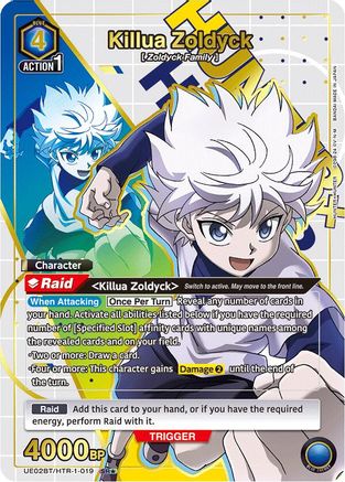 Killua Zoldyck (019) (SR*) (UE02BT/HTR-1-019) - Hunter x Hunter Foil