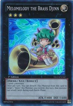 Melomelody the Brass Djinn (YS12-EN042) - Starter Deck: Xyz Symphony 1st Edition