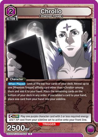 Chrollo (036) (UE02BT/HTR-1-036) - Hunter x Hunter Foil