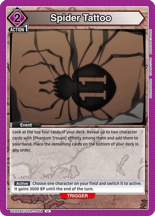 Spider Tattoo (UE02BT/HTR-1-064) - Hunter x Hunter