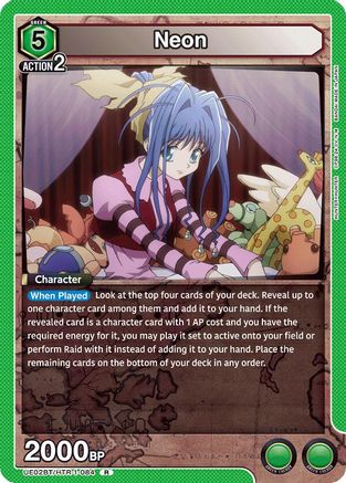 Neon (UE02BT/HTR-1-084) - Hunter x Hunter Foil