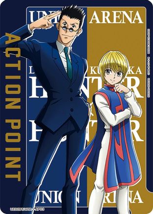 Action Point Card (AP03) (Leorio/Kurapika) (UE02BT/HTR-1-AP03) - Hunter x Hunter