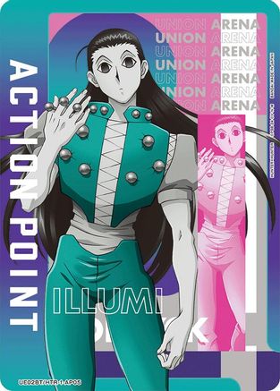 Action Point Card (AP05) (Illumi) (UE02BT/HTR-1-AP05) - Hunter x Hunter Foil