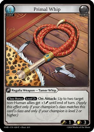 Primal Whip (020) - Mortal Ambition