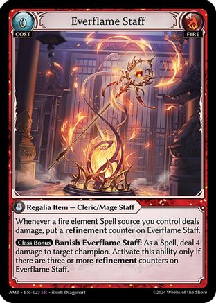 Everflame Staff (023) - Mortal Ambition