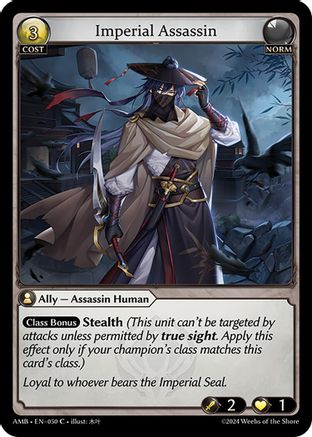 Imperial Assassin (050) - Mortal Ambition