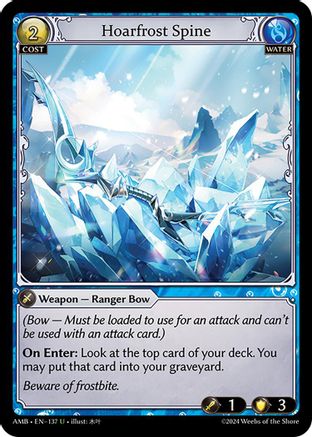 Hoarfrost Spine (137) - Mortal Ambition