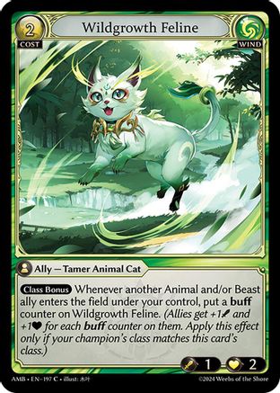 Wildgrowth Feline (197) - Mortal Ambition