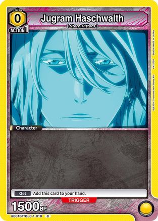 Jugram Haschwalth (018) (Box Topper Foil) (UE01BT/BLC-1-018) - BLEACH ThousandYear Blood War Foil