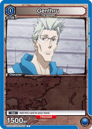 Genthru (020) (Box Topper Foil) (UE02BT/HTR-1-020) - Hunter x Hunter Foil