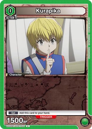 Kurapika (071) (Box Topper Foil) (UE02BT/HTR-1-071) - Hunter x Hunter Foil