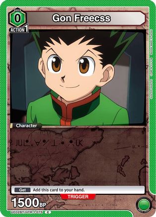 Gon Freecss (075) (Box Topper Foil) (UE02BT/HTR-1-075) - Hunter x Hunter Foil