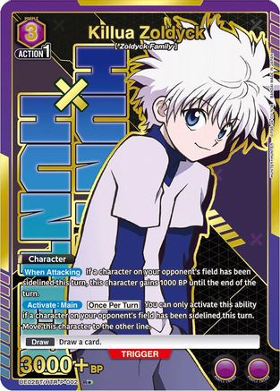 Killua Zoldyck (002) (R*) (UE02BT/HTR-P-002) - Hunter x Hunter Foil