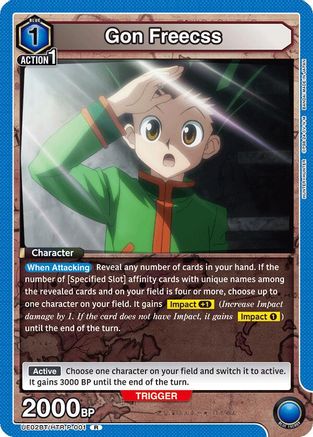 Gon Freecss (001) (UE02BT/HTR-P-001) - Hunter x Hunter Foil