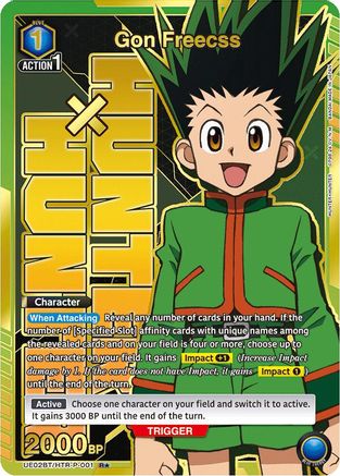 Gon Freecss (001) (R*) (UE02BT/HTR-P-001) - Hunter x Hunter Foil