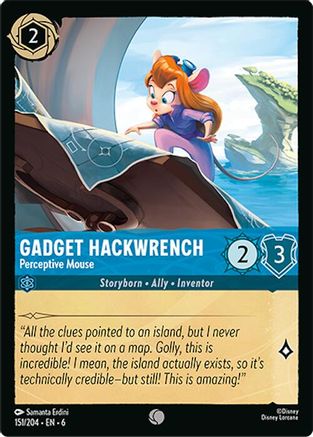 Gadget Hackwrench - Perceptive Mouse (151/204) - Azurite Sea Cold Foil