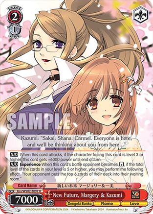 New Future, Margery & Kazumi (Gss/WS02-E097 U) - Dengeki Bunko