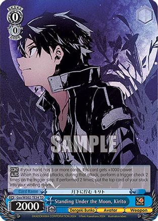 Standing Under the Moon, Kirito (Gso/WS02-TE34 TD) - Dengeki Bunko