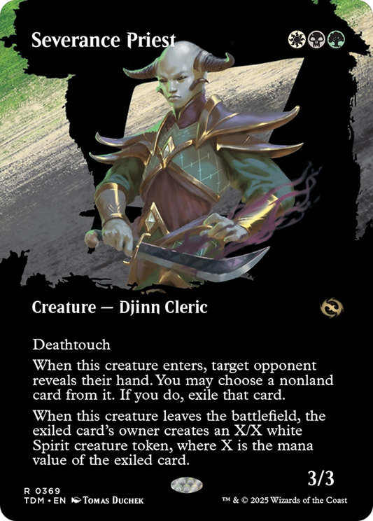 Severance Priest (Borderless) (TDM-369) - Tarkir: Dragonstorm