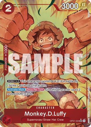 Monkey.D.Luffy (OP01-024) (OP01-024) - Premium Booster Foil