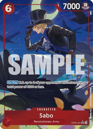 Sabo (OP05-007) (OP05-007) - Premium Booster Foil