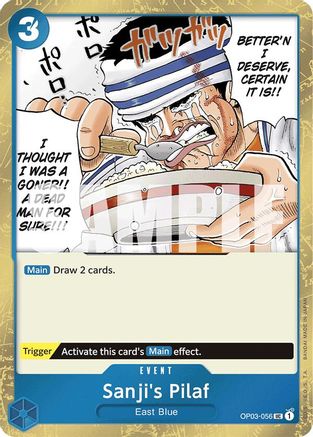 Sanji's Pilaf (Jolly Roger Foil) (OP03-056) - Premium Booster Foil