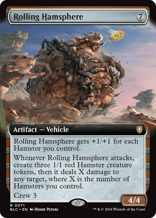 Rolling Hamsphere (BLC-071) - Bloomburrow Commander Foil