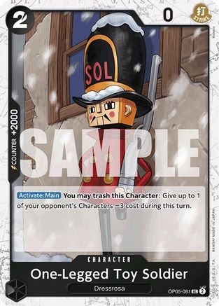 One-Legged Toy Soldier (Jolly Roger Foil) (OP05-081) - Premium Booster Foil