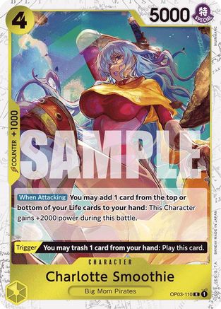 Charlotte Smoothie (Jolly Roger Foil) (OP03-110) - Premium Booster Foil