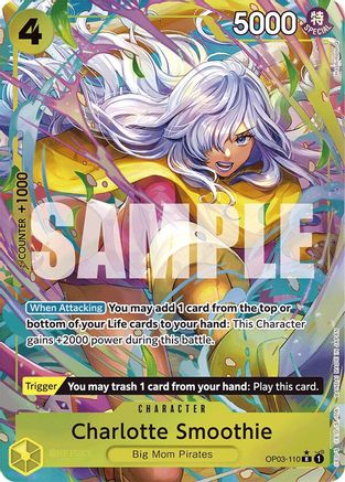 Charlotte Smoothie (Alternate Art) (OP03-110) - Premium Booster Foil