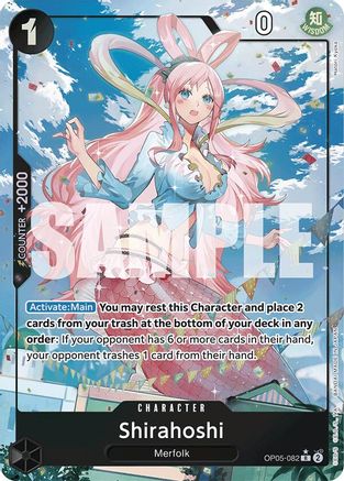 Shirahoshi (OP05-082) (Full Art) (OP05-082) - Premium Booster Foil