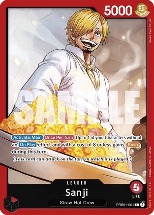 Sanji (PRB01-001) (PRB01-001) - Premium Booster