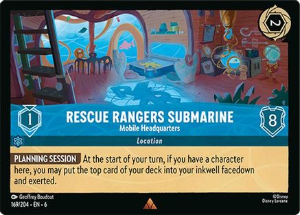 Rescue Rangers Submarine - Mobile Headquarters (169/204) - Azurite Sea