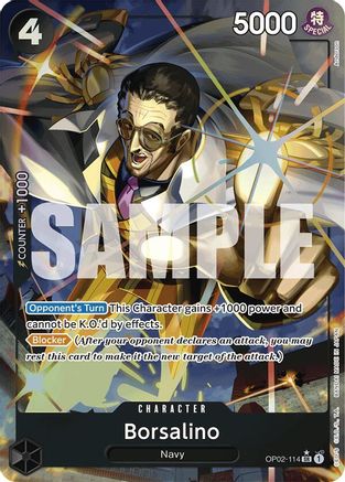 Borsalino (OP02-114) - Premium Booster Foil