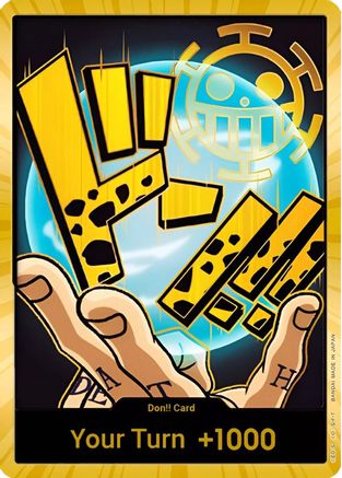 DON!! Card (Trafalgar Law) - Premium Booster Foil