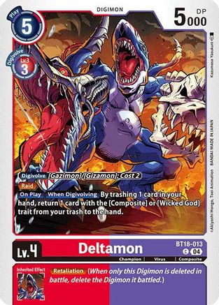 Deltamon - BT18-013 (BT18-013) - Release Special Booster 2.0