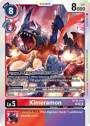 Kimeramon - BT18-015 (BT18-015) - Release Special Booster 2.0 Foil