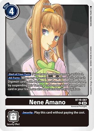 Nene Amano (BT19-087) - Release Special Booster 2.0