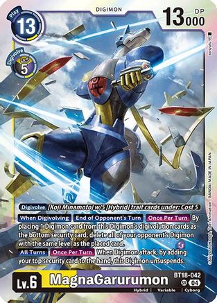 MagnaGarurumon (BT18-042) - Release Special Booster 2.0 Foil