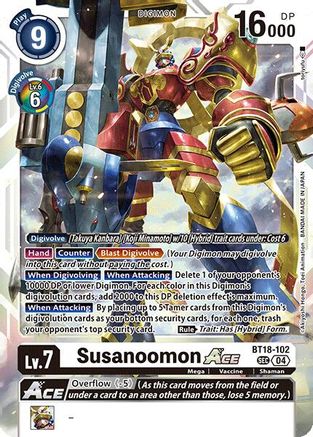 Susanoomon ACE (BT18-102) - Release Special Booster 2.0 Foil