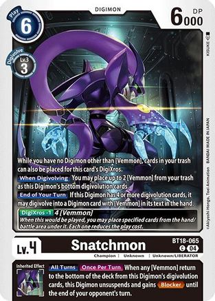 Snatchmon (BT18-065) - Release Special Booster 2.0