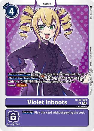 Violet Inboots (BT18-093) - Release Special Booster 2.0